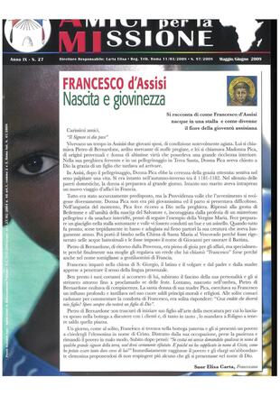 AMICI PER LA MISSIONE 27 - maggio-giugno 2009