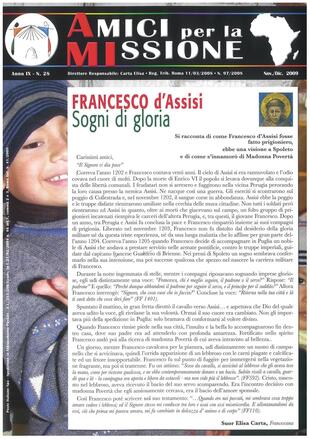 AMICI PER LA MISSIONE 28 - novembre-dicembre 2009