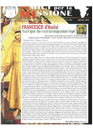 AMICI PER LA MISSIONE 31 - luglio-settembre 2010