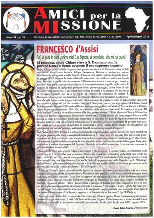 AMICI PER LA MISSIONE 34 - aprile-giugno 2011