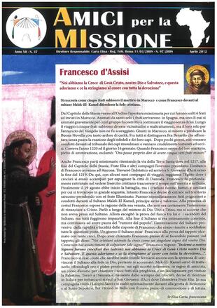 AMICI PER LA MISSIONE 37 - aprile 2012