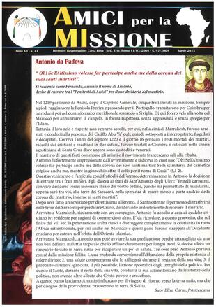 AMICI PER LA MISSIONE 44 - aprile 2014