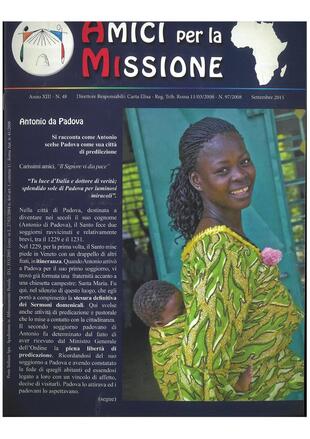 AMICI PER LA MISSIONE 48 - settembre 2015
