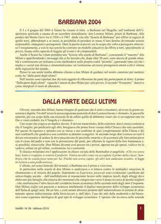 AMICI PER LA MISSIONE 59 INSERTO aprile 2019