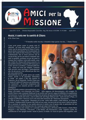 AMICI PER LA MISSIONE 59_Aprile 2019