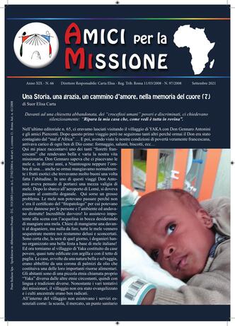 AMICI PER LA MISSIONE 66_Settembre 2021